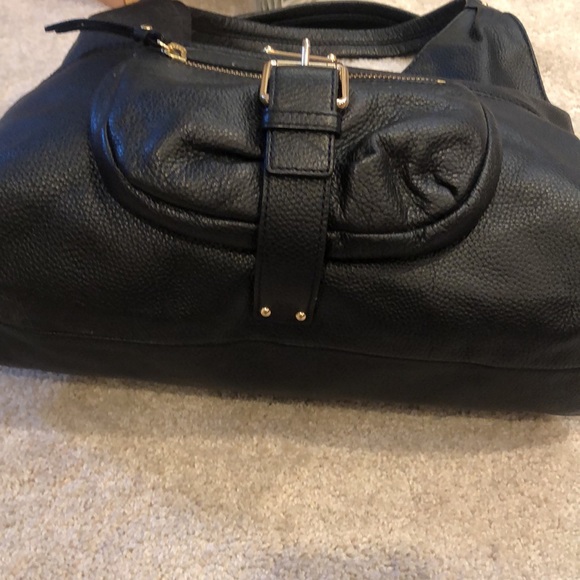 MICHAEL KORS BLACK LEATHER HOBO - Picture 5 of 11
